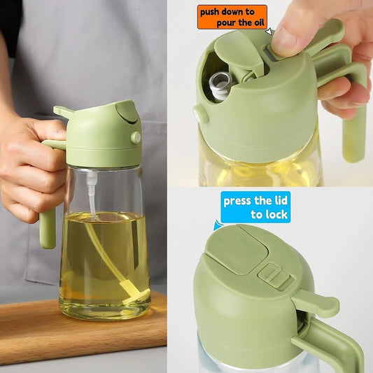 2-in-1 Oil Spray Bottle (Random colors)
