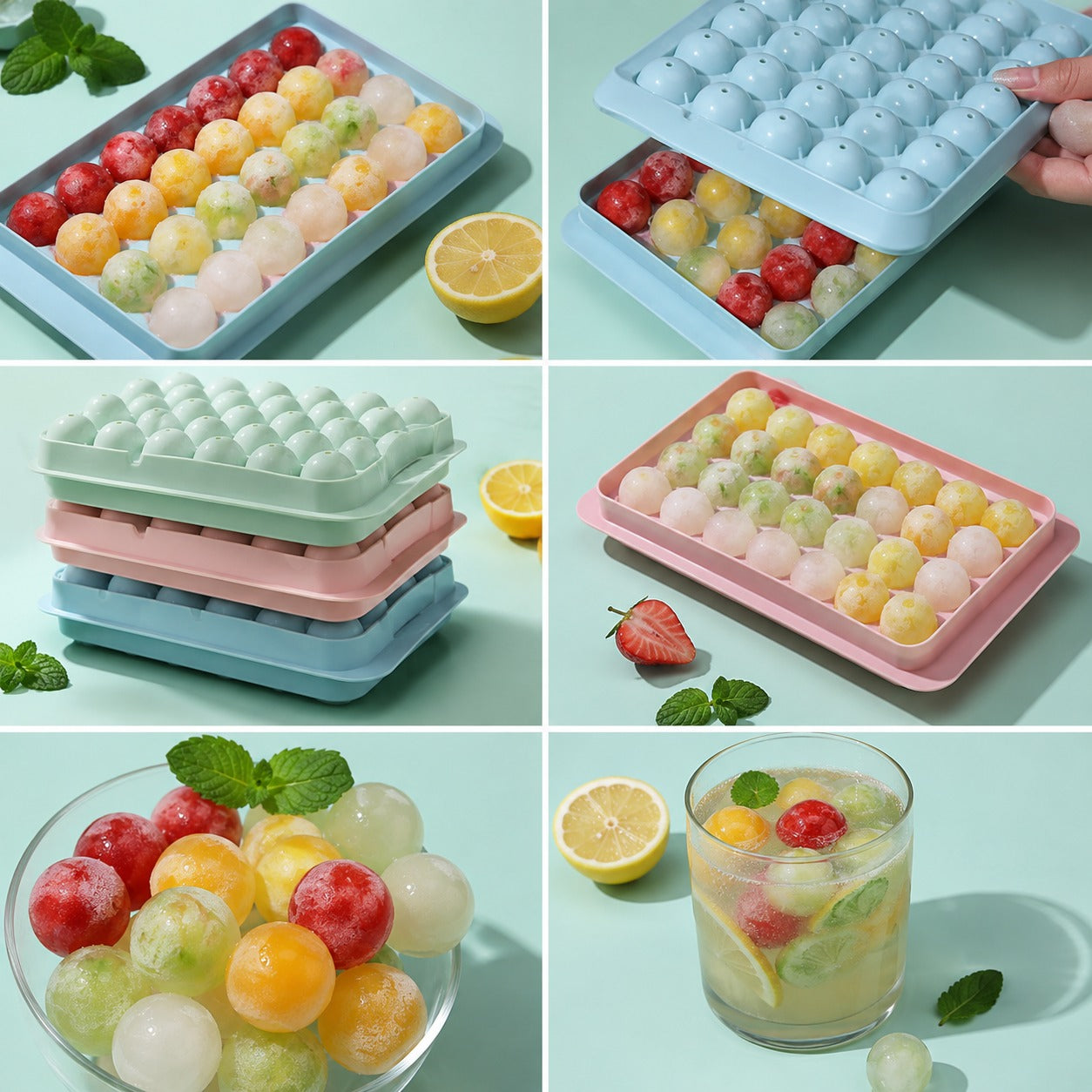 Round Ice Cube Tray