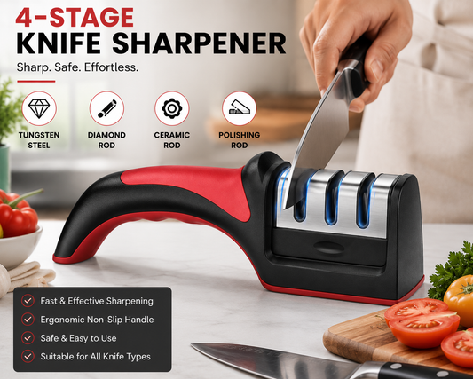 4-Stage Professional Knife Sharpener