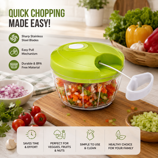 Manual Pull Cord Food Chopper
