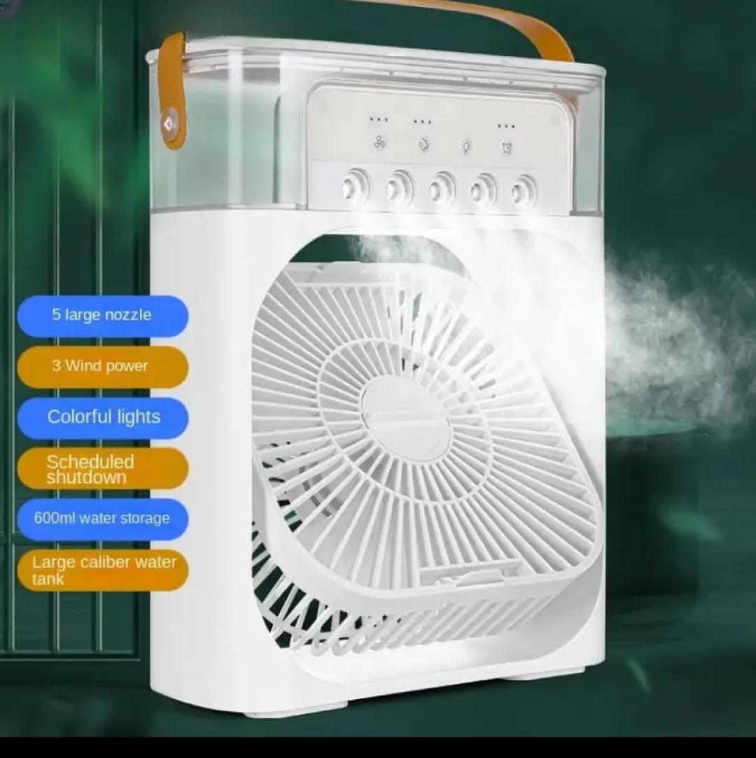 Portable Mini Air Conditioner Fan with Mist