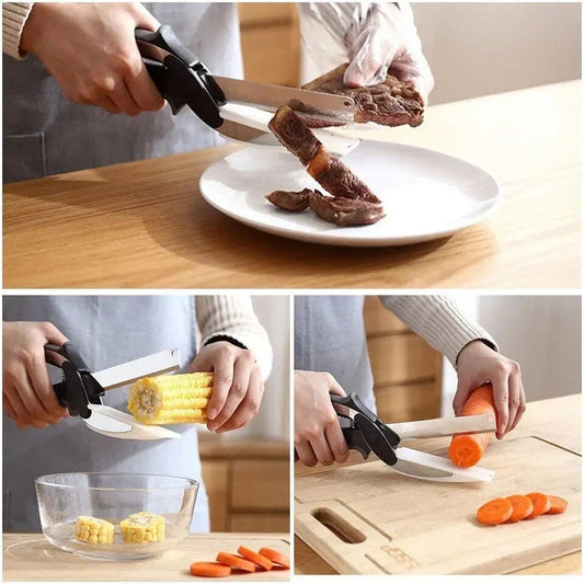 2-in-1 Kitchen Cutting Scissors