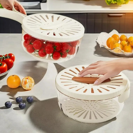2-in-1 Wash & Drain Basket