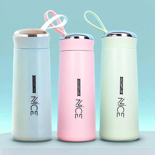 BPA Free Glass Water Bottle | 400ml | Random color