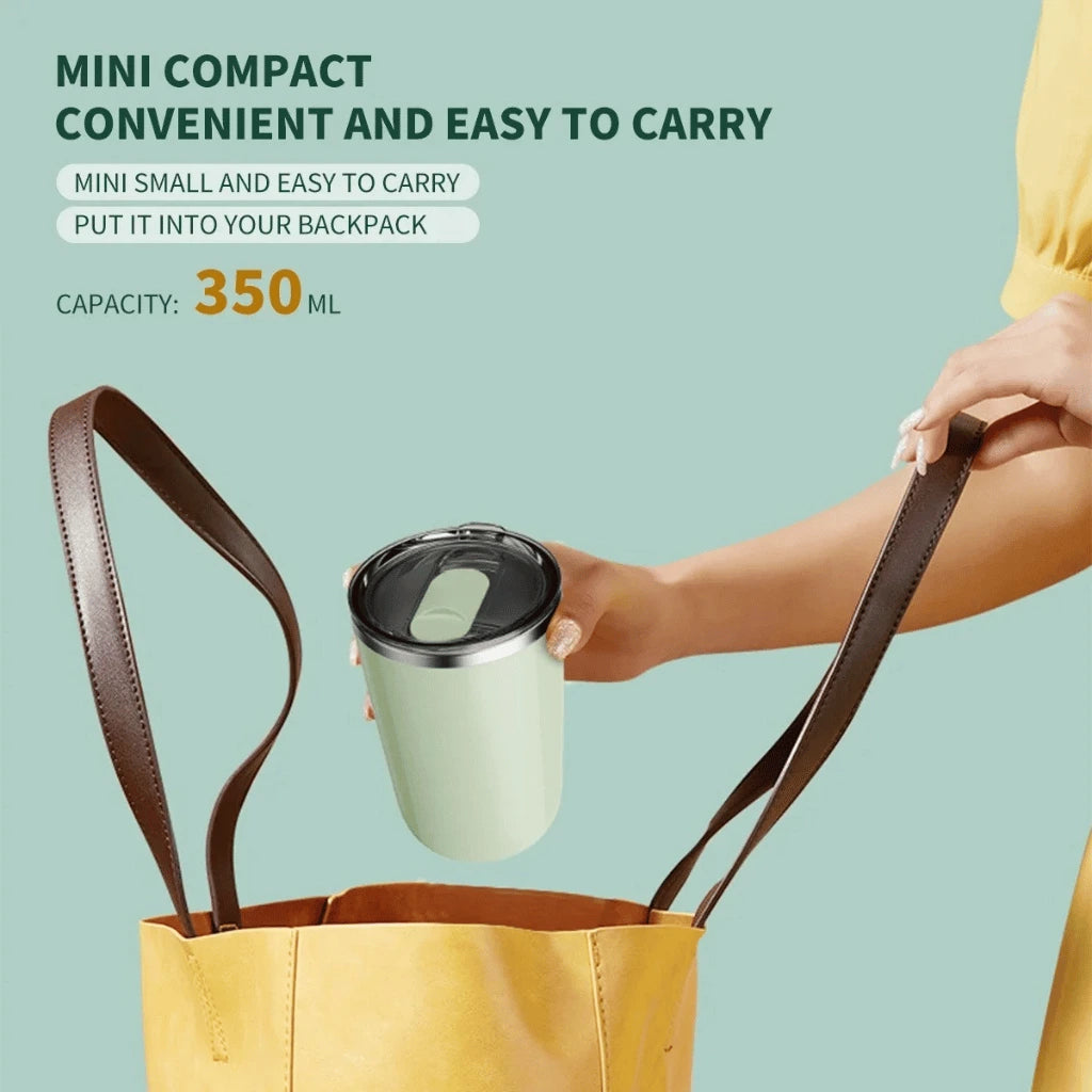 Smart Self-Stirring Coffee Mug – Automatic Mixing Travel Cup