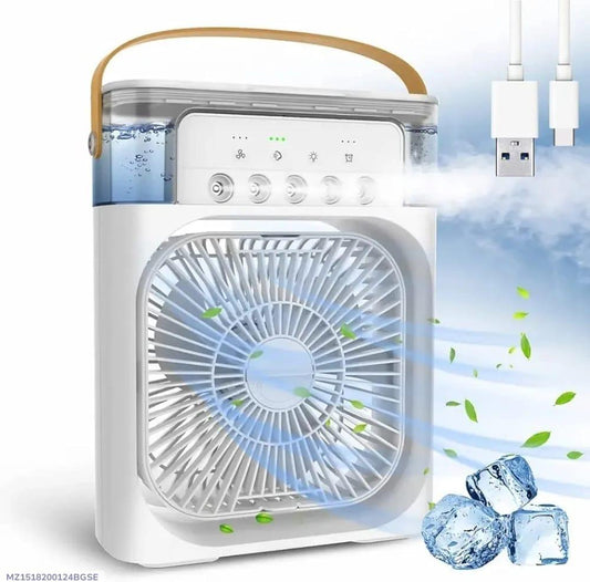 Portable Mini Air Conditioner Fan with Mist