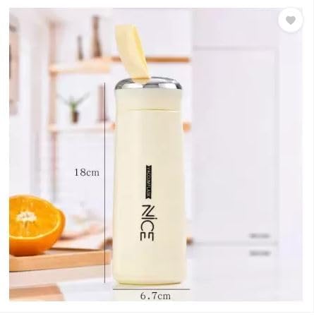 BPA Free Glass Water Bottle | 400ml | Random color
