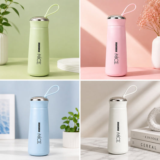 BPA Free Glass Water Bottle | 400ml | Random color